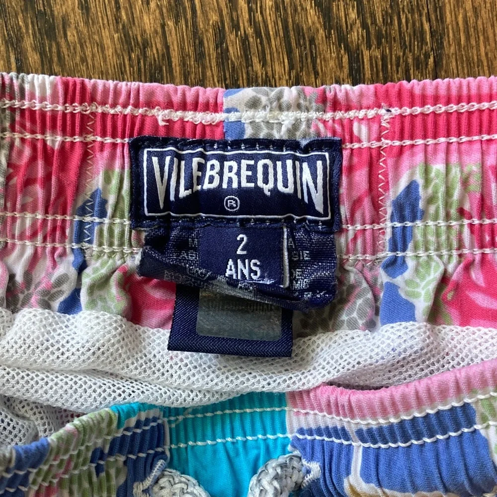 Vilebrequin Elephant Print Boys Swim Trunks 2T